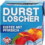 24 Packungen a 500ml Durstlöscher Quickfit Ice tea Eistee Pfirsich mit...