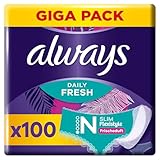 Always Daily Fresh Slim Flexistyle Slipeinlagen 100 Stück, Mit Frischeduft,...