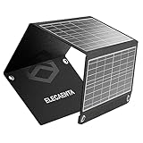 ELECAENTA 22W ETFE Solar Ladegerät Faltbar Solarpanel 2-Port USB(5V/4A...
