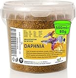 UGF - Premium Daphnia Wasserflöhe - 80g im 500 Milliliter Eimer, Getrocknet...