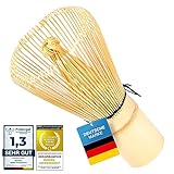 Original Matcha-Besen mit 100 Borsten, Bambus-Besen - Das Tee-Zeremonie Geschenk...