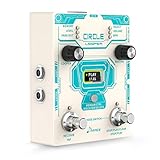 Donner Circle Looper Record Gitarren Effektpedal mit Time Progress Bar Display...