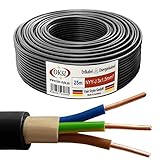 OKSI 25m NYY-J 3x1,5 mm² Erdkabel Elektrokabel Beton und Freien Kupfer Made in...