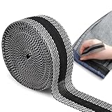 Suofuolef 10m Saumband zum Aufbügeln, Kleidung AufbüGeln Klebeband Saumband...