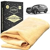 CarMax Premium Qualität Fensterleder/Auto Trockentuch (Pro) - Perfekt zum Trocknen von großen Autos, Transportern usw. Glas, Spiegel, innen & außen, super weich und sehr saugfähig