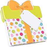 Gutscheindose Geschenkdose Dose für Gutschein, Verpackung für Gutschein (Bunt)