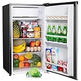 Upstreman 91L Kühlschrank mit Gefrierfach (Kühlfach), Kleiner Kühlschrank mit...