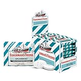 Fisherman's Friend Spearmint, 24er Vorratsbox, grüne Minze und Menthol...