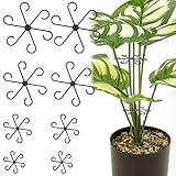 8 Stück Pflanzenstütze Staudenhalter, Pflanzenstielhalter Pflanzen Stütze,...