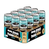 Body Attack Protein Coffee – Coffee Latte, 12 x 250ml (inkl. Pfand) - Protein...