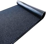 uyoyous 90x300cm Teppich Läufer Flur Fußmatte Schmutzläufer mit Rutschfester...