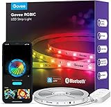 Govee RGBIC LED Strip 10m, Bluetooth LED Streifen, Segmentcontrol, Musik Sync,...