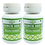 Konch Beej (Mucuna Pruriens, Kaunch Beej) Capsules | 500 mg. - 10:1 Potent...