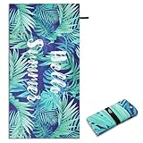 Pameil Strandhandtuch XXL Mikrofaser Badetuch 200x100cm,Mikrofaser Strandtuch...