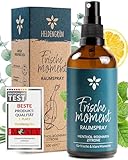 Heldengrün® Raumspray 'Frischemoment' [ECHTE BIO-ÖLE] Dermatologisch getestet...
