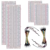 BOJACK Breadboard Kit Lötfreies Steckbrett 2 Pcs 830 Punkte Steckplatine ＆ 2...