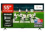 TCL 55 Zoll 55Q6C QLED Mini LED Fernseher, 4K HDR Premium, Dolby Vision IQ &...
