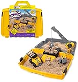 Kinetic Sand Baustellen Koffer - mit 907 g original magischem kinetischem Sand...