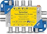 TechniSat TECHNISWITCH 5/8 MINI, Multischalter / Satverteiler für bis zu 8...