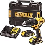 DEWALT Akku-Bohrschrauber (18V, 1.5 Ah, bürstenlos, mit...