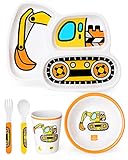 Lehoo Castle Kindergeschirr, Kindergeschirr Set inklusive Kinderteller, Becher,...