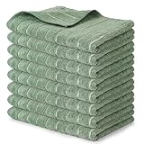 Solvant 8er Set Geschirrtücher Microfaser in 65 x 45 cm,super saugstarke und...