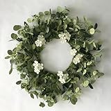 Osterkranz Frühling mit Blumenkranz- Dekorativer Tisch-Kranz Osterdekoration,...