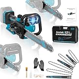 Anztek 3 IN 1 Akku Kettensäge Kompatibel für Makita 18V,1000W 6Zoll & 8Zoll &...