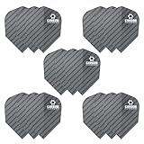 Harrows Carbon Dart Flights | 5 x Sets Darts Flights (15 Flights insgesamt) I...