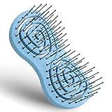 Ninabella Mini Bio Haarbürste ohne Ziepen - Profi Entwirrbürste für lange und...