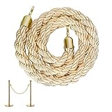 Gativs Absperrkordel Aprikosenfarben 1,5m Absperrseil mit Haken Absperrseile mit...