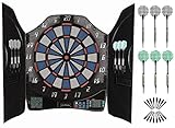 Elektronische Dartscheibe Bull Legend Kabinett Dartschrank 1-8 Spieler mit...