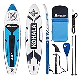 Runwave Aufblasbares Stand Up Paddle Board Anti-Rutsch Deck mit Premium SUP...