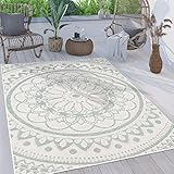 Paco Home Outdoor Teppich wetterfest & robust modernes Mandala & Boho Design...