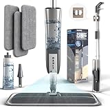 Grauer 360 Grad rotierender Sprühmopp, Wischer mit Sprühfunktion,...