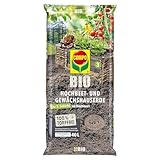 COMPO BIO Hochbeet- und Gewächshauserde, Erde für alle Gemüse- und...