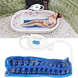 HLWAN Luftsprudelbad, Whirlpoolmatte, 3 Intensitätsstufen, Timer-Funktion, für...