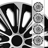RADKAPPEN-KÖNIG (Größe und Farbe wählbar!) 16 Zoll Radkappen/Radzierblenden...