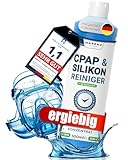 CPAP-Reiniger 500ml Konzentrat Silikonreiniger I CPAP Maskenreiniger...