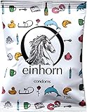 Einhorn Kondome - Wochenration, Vegan, Hormonfrei, Feucht, Geprüft, Farblich...