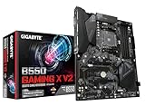 GIGABYTE B550 Gaming X V2 Mainboard – AMD Ryzen 5000 CPUs, 10+3 Phasen VRM,...