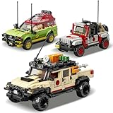 DUANT Dinosaur World Klassisches Geländewagen-Bausteinset, Bekannte...