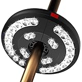 Sonnenschirm Lichter, Sonnenschirm Fahnenmast Beleuchtung LED, USB Aufladen...