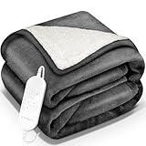 sinnlein® Heizdecke mit Abschaltautomatik 180 x 130 cm | Elektrische...