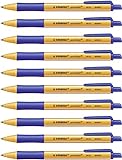 STABILO - Druck-Kugelschreiber - pointball - 10er Pack - blau