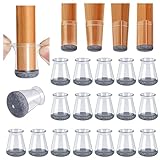 GICUNK Neu Stuhlbeinkappen Rund 32 Stück, Silikon Schutzkappen für Stuhlbeine,...