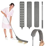 Teleskop Staubwedel Waschbar, Stange Biegbar Eckbesen, 1.2m-2.5m Ausziehbar...