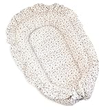 PIMKO Babynest mit rüschen Babynestchen für Baby Kuschelnest Babykokon für...