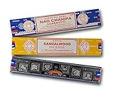 Aromatisches Weihrauchbündel x 3 | Satya SuperHit + Nag Champa + Sandelholz |...