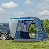 PORTAL Heckzelt 4-5 Personen 2 in 1 Auto Zelt mit Sonnensegel 305x245x220cm...